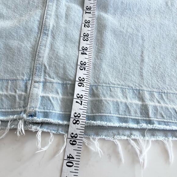 Zara high waist light blue denim maxi skirt Small - Picture 8 of 9